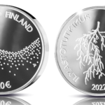 Серебряная монета 20 евро Финляндия 2022 - Исследование климата