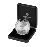 £1 Moneta d'Argento Sant'Elena 2022 - Corona Gotica della Regina Vittoria