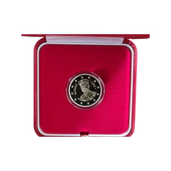 2 euros Mónaco 2022 - Centenario de la muerte del Príncipe Alberto I de Mónaco - Imagen 3