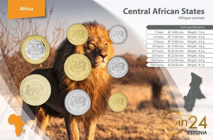 Estados_de_África_Central_(área_de_moneda)_1972-fecha_61227_regresar Juego de monedas - África Central - Imagen 2