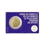 2 euros Francia 2022 - Juegos Olímpicos París 2024 "Lanzador de disco" (5 colores) - Imagen 2