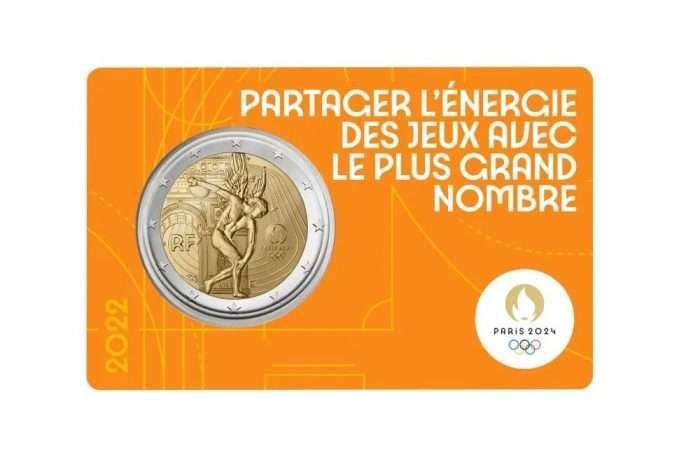 2 euro France 2022 - Paris 2024 Olympic Games "Discus Thrower" (5 colors) - Image 4