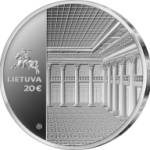 20 euron hopeakolikko Liettua 2022 - Liettuan keskuspankin 100-vuotisjuhla