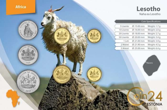 Juego de monedas - Lesoto - Imagen 2
