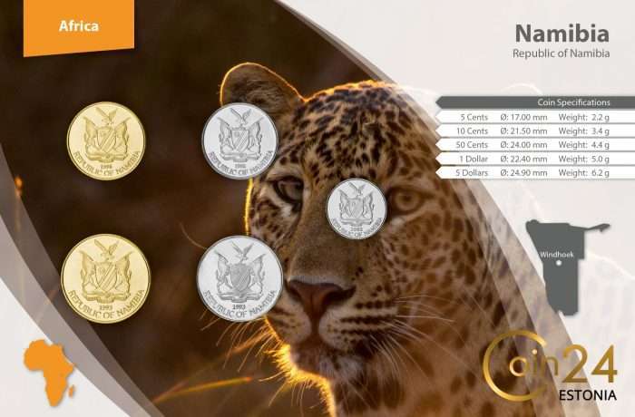 Juego de monedas - Namibia - Imagen 2