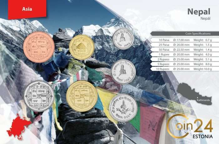 Set di monete - Nepal - immagine 2