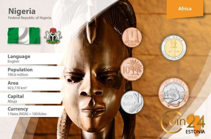 Nigeria_(Repubblica_Federale)_1960-data_51291_front Set di monete - Nigeria - immagine 1