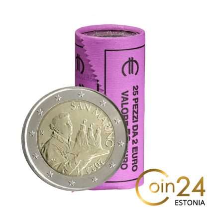 РОЛЛ 2 евро Сан-Марино 2022 регулярный выпуск