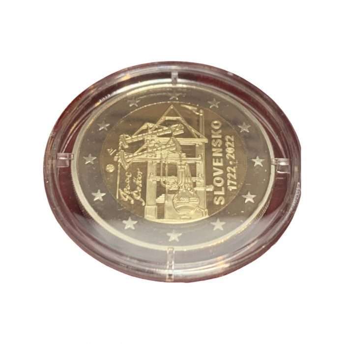 2 euro Slovakia 2022 - 300th anniversary of the Proof atmospheric steam engine - Image 2