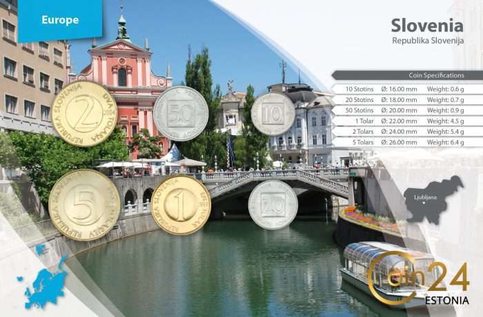 Coin set - Slovenia Tolar - Image 2