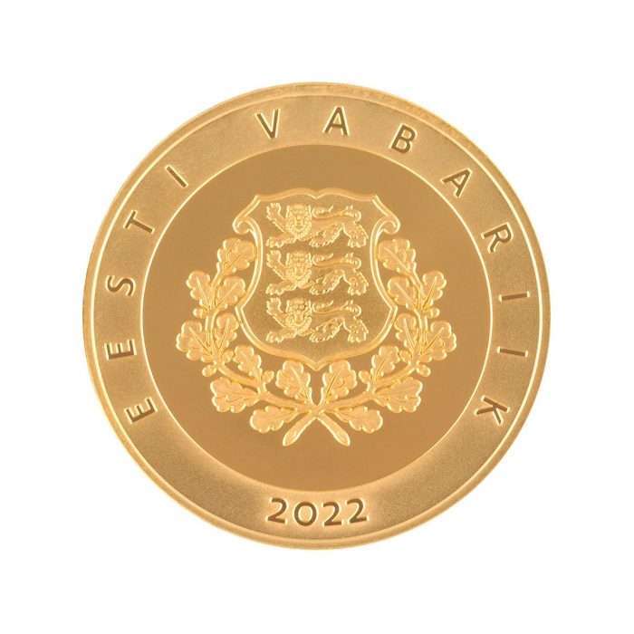 Moneda 25 euro oro Estonia 2022 - Livonia - Imagen 4