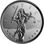 1 £ hopeakolikko Gibraltar 2022 - Oikeus