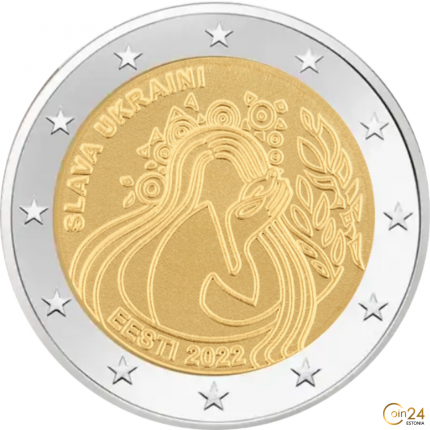 2 euros Estonia 2022 - Ucrania y Libertad