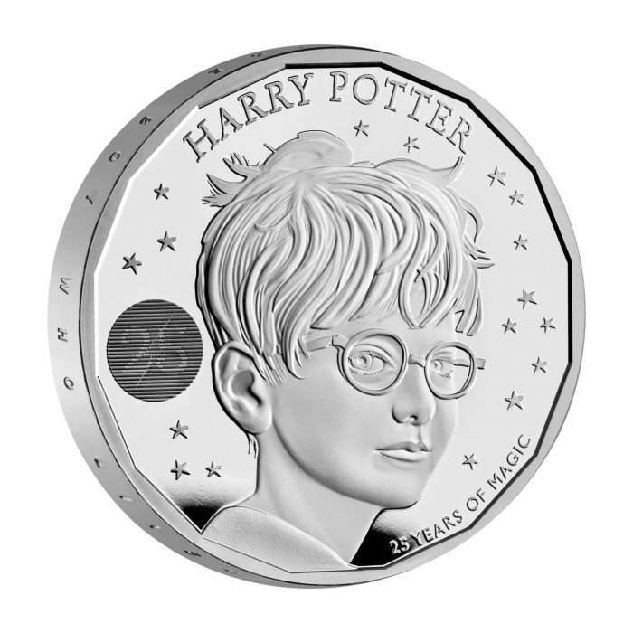 Moneda de plata 2 libras Gran Bretaña 2022 - Harry Potter y la Piedra Filosofal PROOF - Imagen 2