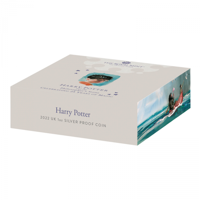 Moneda de plata 2 libras Gran Bretaña 2022 - Harry Potter y la Piedra Filosofal PROOF - Imagen 5