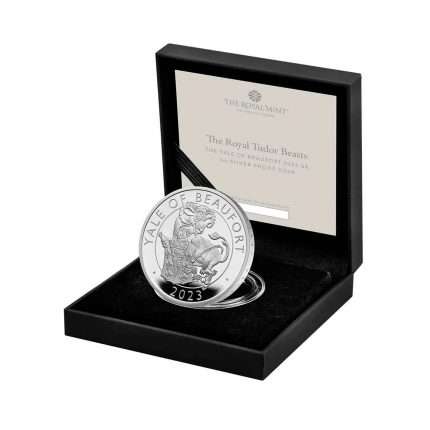 Moneta d'argento 2 sterline Gran Bretagna 2023 - Tudor Royal Animals: Yale of Beaufort PROOF