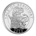 Silver coin 2 pounds Great Britain 2023 - Tudor Royal Animals: Yale of Beaufort PROOF - Image 2
