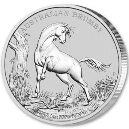 Moneda de Plata de $1 Australia 2022 - Caballo Brumby