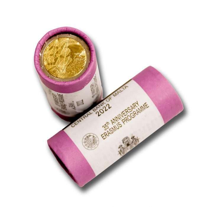 ROLLO 2 euros Malta 2022 – 35 aniversario del programa Erasmus - Imagen 1
