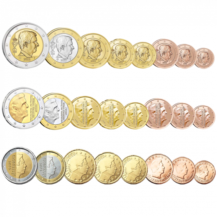 Conjunto banco euro 2022 BENELUX BU - Imagen 4