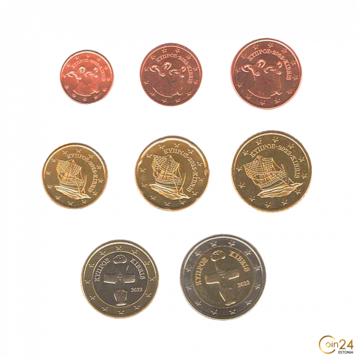 Chipre 2022 euro serie UNC - Imagen 1