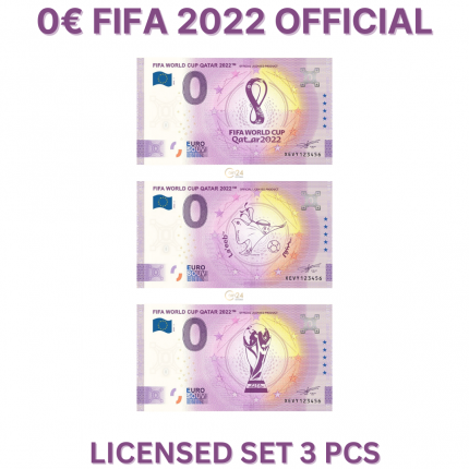 Официальный набор ФИФА ноль евро 2022 - Чемпионат мира по футболу в Катаре 2022
