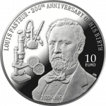 10-eurone hõbemünt Malta 2022 – Louis Pasteur - Image 2