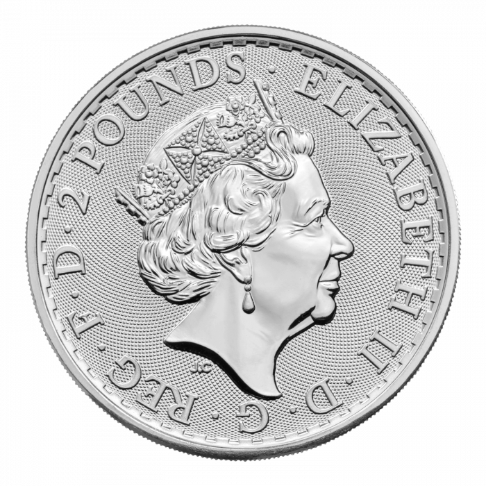 Britannia20232 Moneta d'argento 2 sterline Gran Bretagna 2023 - Gran Bretagna (Regina Elisabetta II) - immagine 3