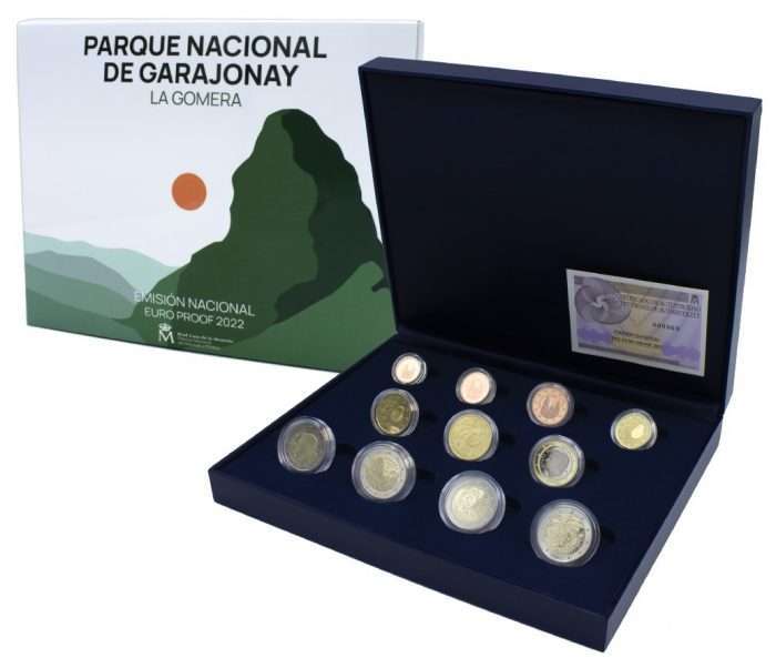 EUR05.Proof_.set_.2022.32777103-Proof-set-Spain-2022-zoom Pankki asettaa eurokolikoita Espanja 2022 PROOF - Image 1