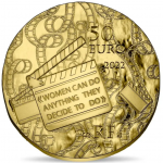 Gold coin 50 euro France 2022 - Grace Kelly "Women of the World" - Image 2
