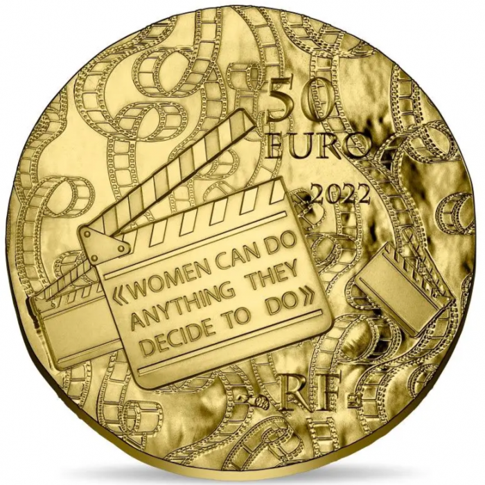 Kuldmünt 50 eurot Prantsusmaa 2022 – Grace Kelly "Maailma naised" - Image 2