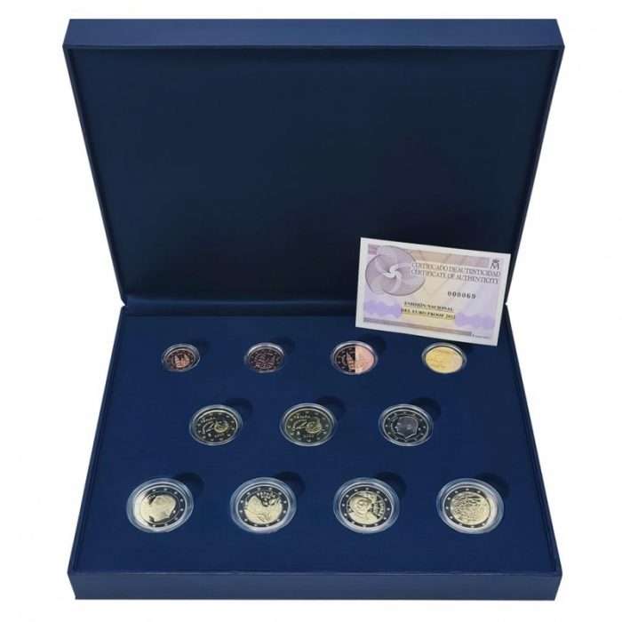 Pankki asettaa eurokolikoita Espanja 2022 PROOF - Image 2