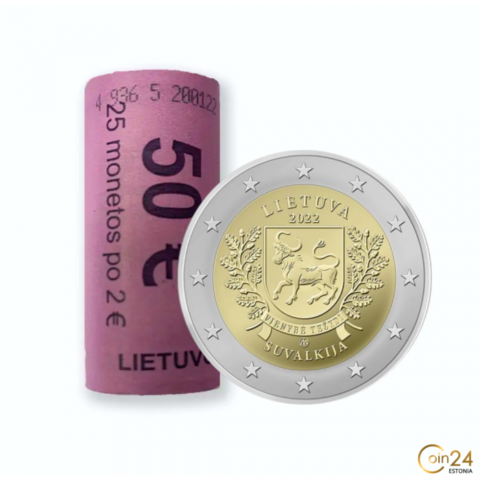 ROLLO 2 euros Lituania 2022 - Suvalkia - Imagen 1