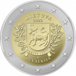 2 евро Литва 2022 - Сувалкия BU — изображение 2