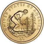 1 US dollar 2009 Indigenous peoples of the United States - Farming "Three Sisters"