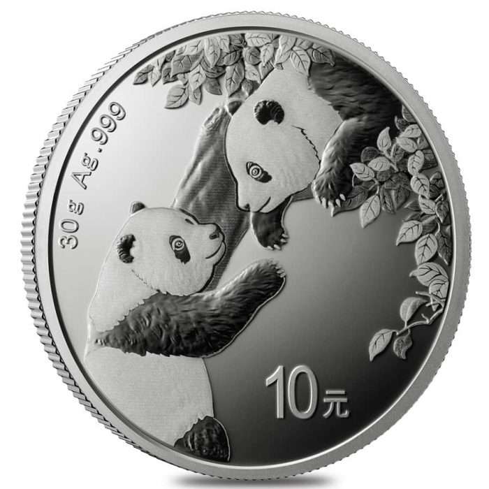 2023_30_gram_chinese_silver_panda_10_yuan_.999_fine_bu_min Hopeakolikko 2023 Kiina - kiinalainen panda - Image 1