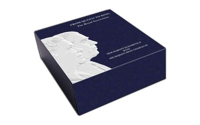 Hõbemünt 5$ Barbados 2022 – Troonivahetus: kuningannalt kuningale - Image 3