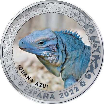 1.5 Euro Spain 2022 Endangered Species - Blue Iguana