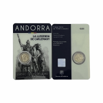 Set 2 euro Andorra 2022 - Legend of Charlemagne + 10 years of currency agreement between Andorra and the EU - Image 4