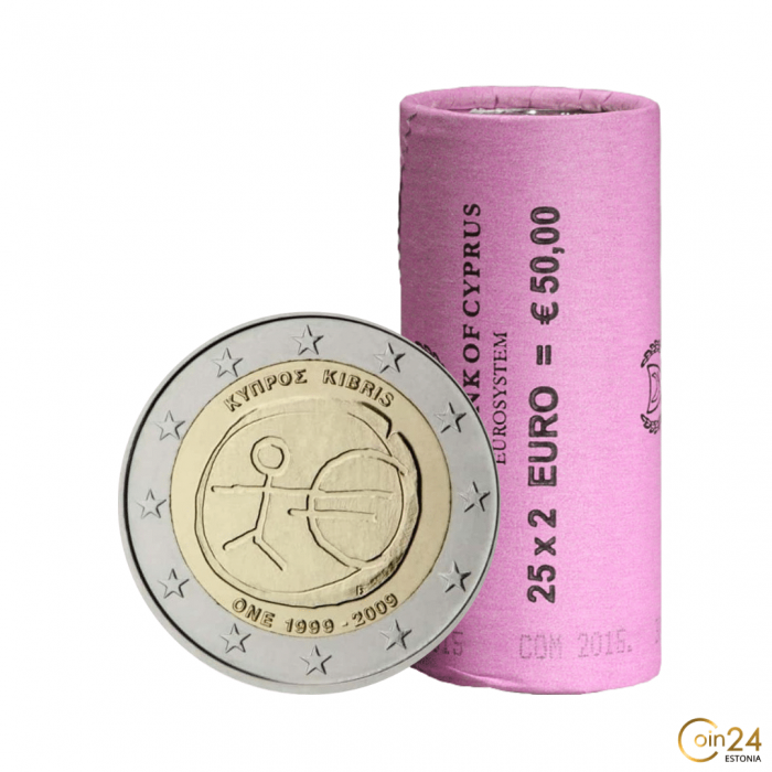 ROLL 2 Euro Kypros 2009 - Talous- ja rahaliiton 10-vuotisjuhla - Image 1