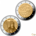 Set 2 euro Andorra 2022 - Legend of Charlemagne + 10 years of currency agreement between Andorra and the EU