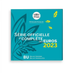 Pankki asettaa eurokolikoita Ranska 2023 BU