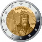 Set 2 euro Andorra 2022 - Legend of Charlemagne + 10 years of currency agreement between Andorra and the EU - Image 2