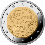 Set 2 euro Andorra 2022 - Legend of Charlemagne + 10 years of currency agreement between Andorra and the EU - Image 3