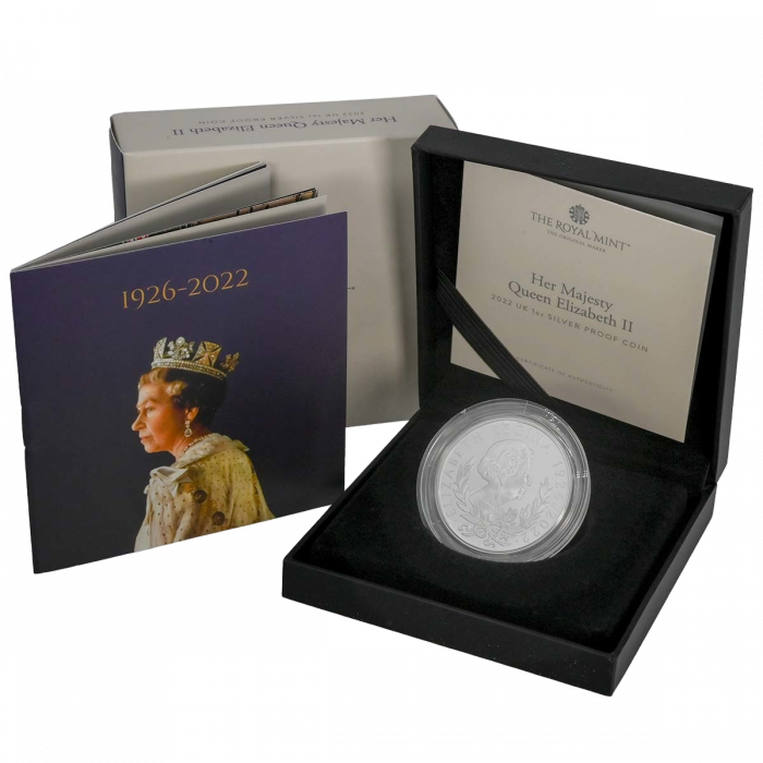 Hõbemünt 2 naela Ühendkuningriik 2022 – Kuninganna Elizabeth II mälestusmärk - Image 2