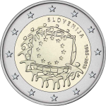 RULL 2 eurot Sloveenia 2015 - EL lipu 30. aastapäev - Image 2