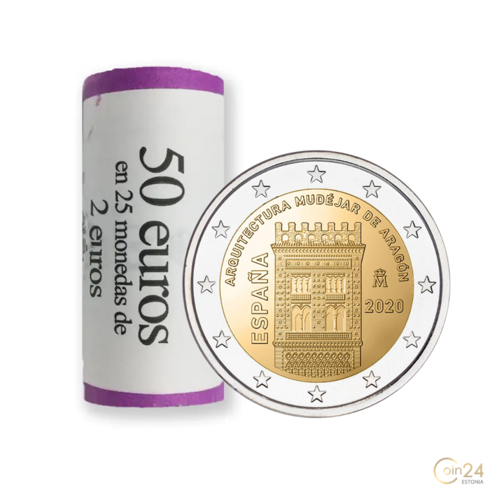 ROTOLO 2 euro Spagna 2020 - Architettura mudéjar in Aragona - immagine 1