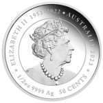 Цветная серебряная монета $0.5 Австралия 2023 - Новорождённый — изображение 2