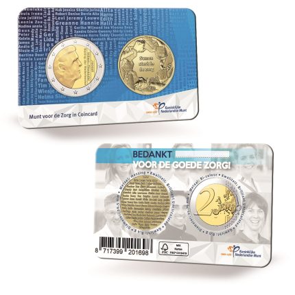 Netherlands Card 2022 "Healthcare Professionals" - 2 euro regular issue + token