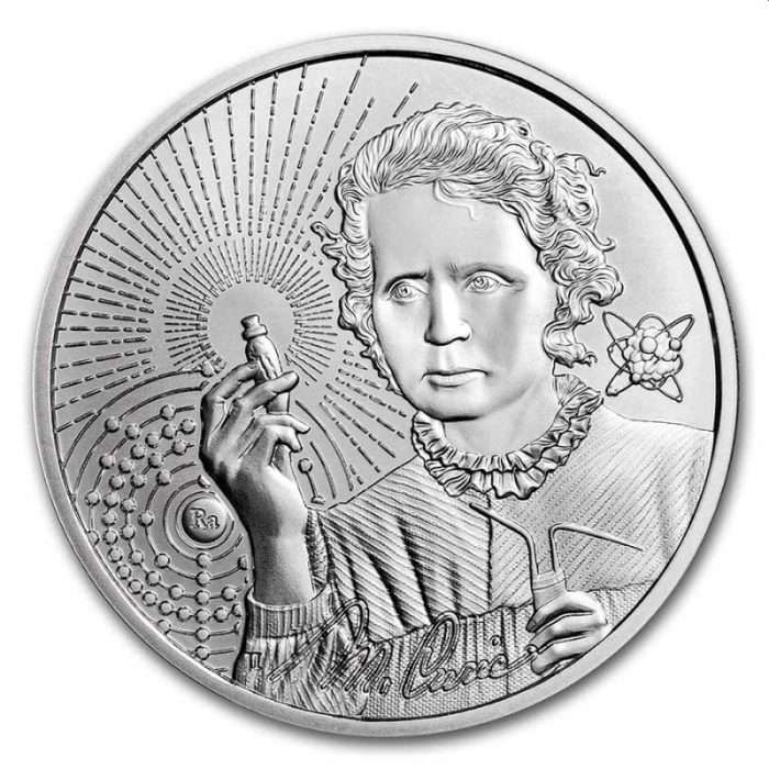 $2 Niue 2023 Silver Coin - Marie Curie - Image 1